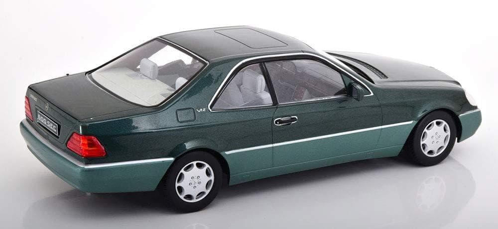 KK-Scale1/18 メルセデス 600SEC 1992 グリーンメタリック