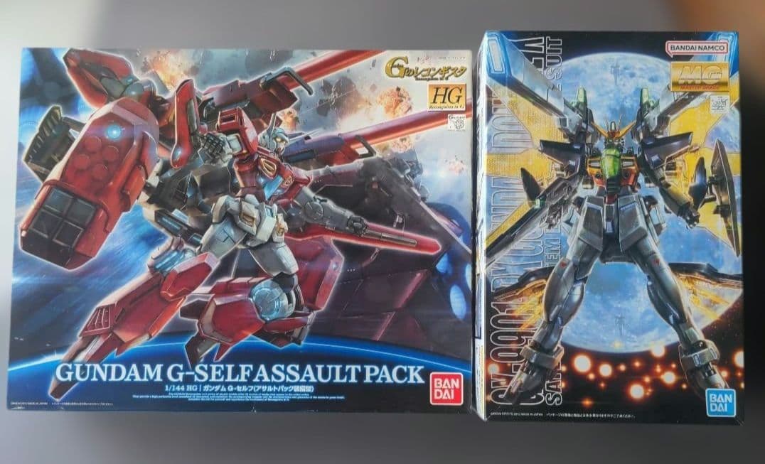 MG　ダブルエックス　&　HG　Ｇセルフ　アサルトパック