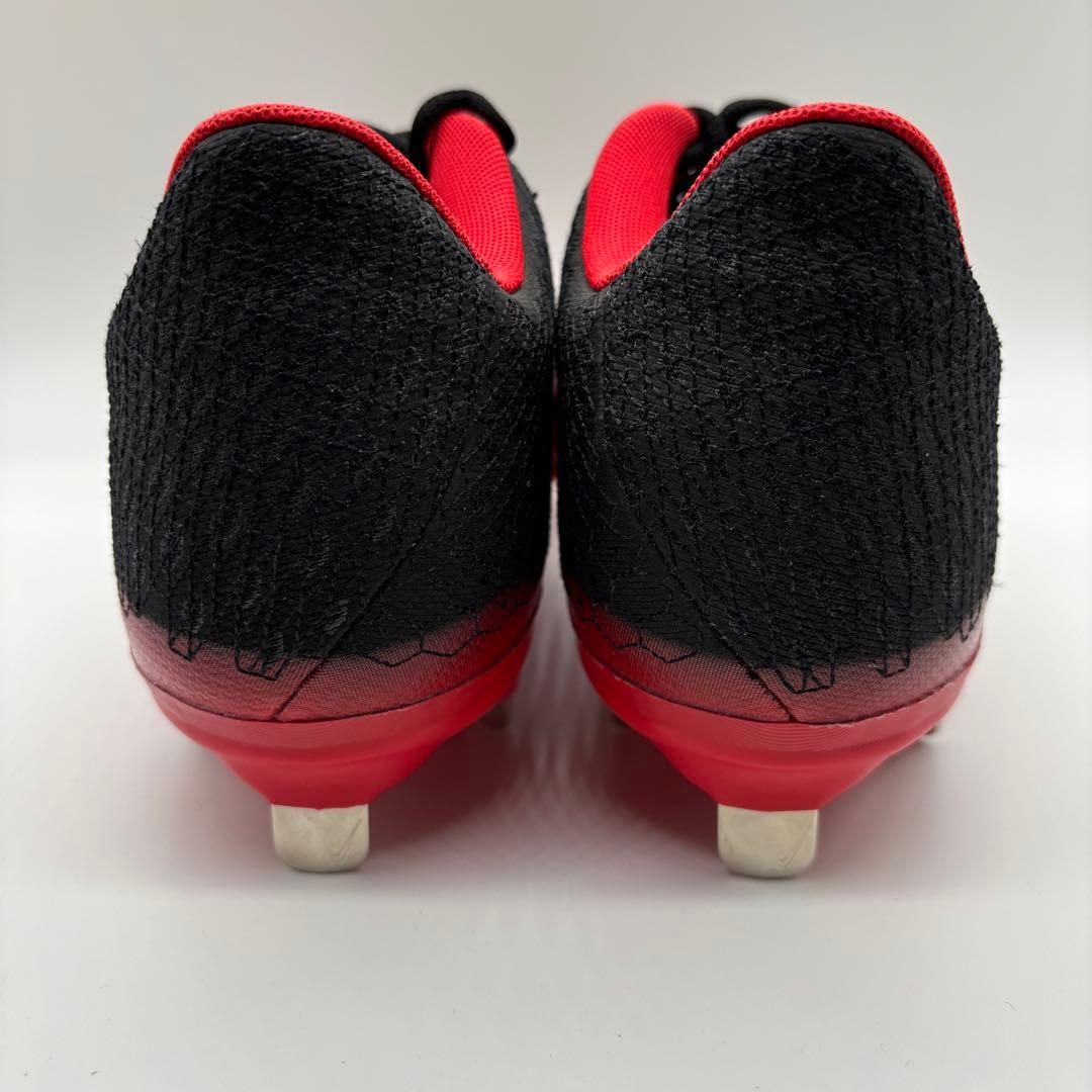 NIKE 野球 スパイク ブラック レッド 黒 赤 26.5㎝ ローカット 軽量