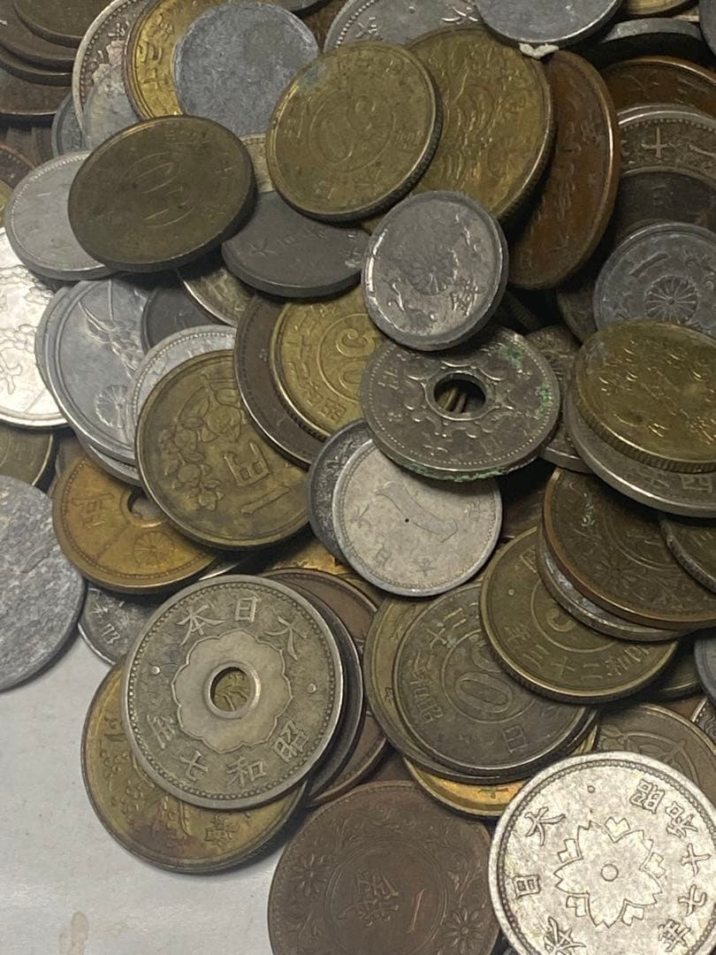 古銭 銅貨黄銅貨青銅貨ニッケル貨錫貨アルミ貨など大量 3.6㎏ NO.63