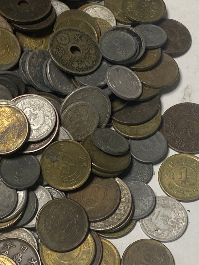 古銭 銅貨黄銅貨青銅貨ニッケル貨錫貨アルミ貨など大量 3.6㎏ NO.63