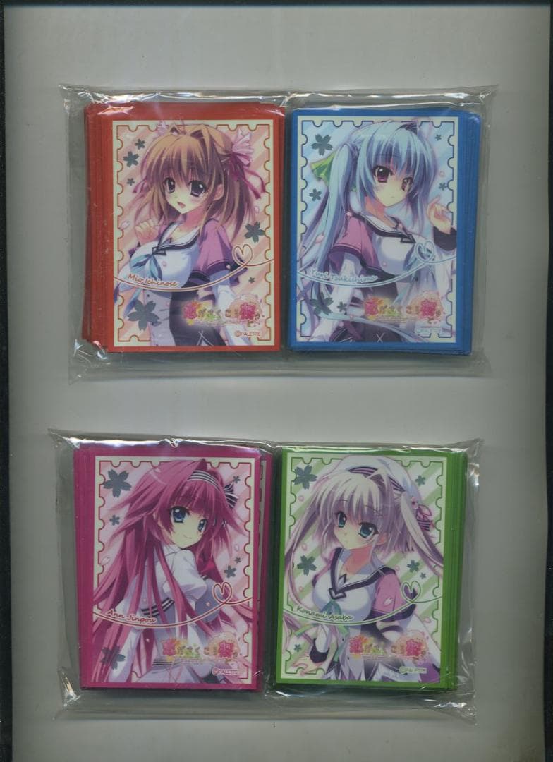 ぱれっと　恋がさくころ桜どき　スリーブ　4種　和泉つばす