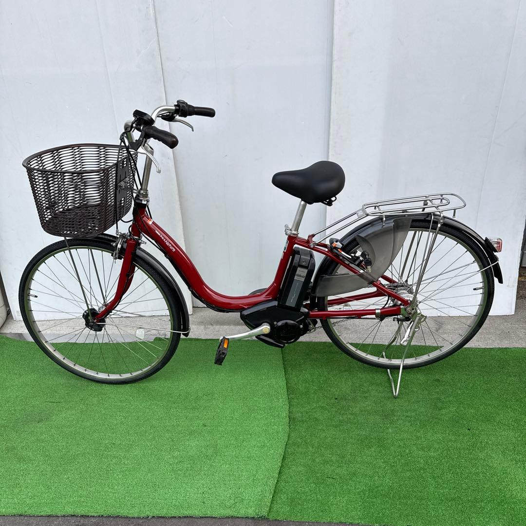 YAMAHAヤマハ 電動アシスト自転車26インチ8.9Ah レッド