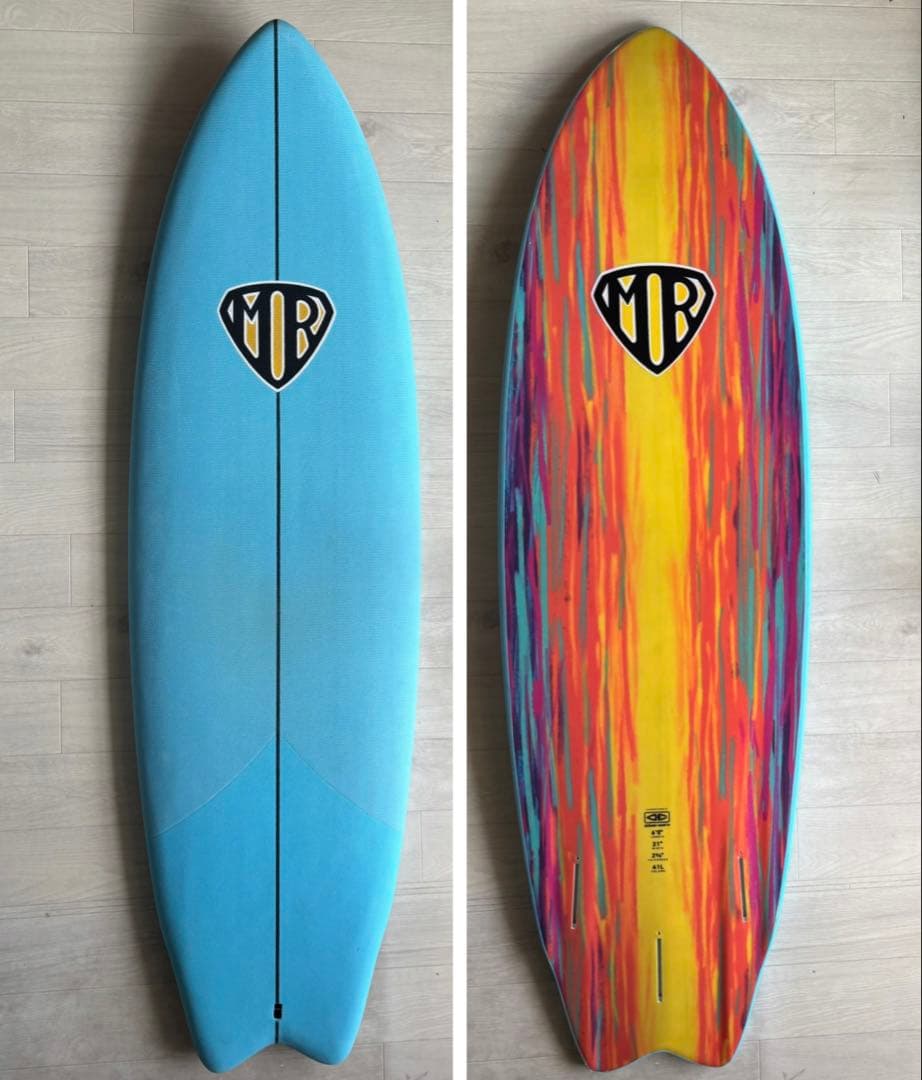 MR ソフトボード青 ツインフィン 【手渡限定】長6'0 浮41L