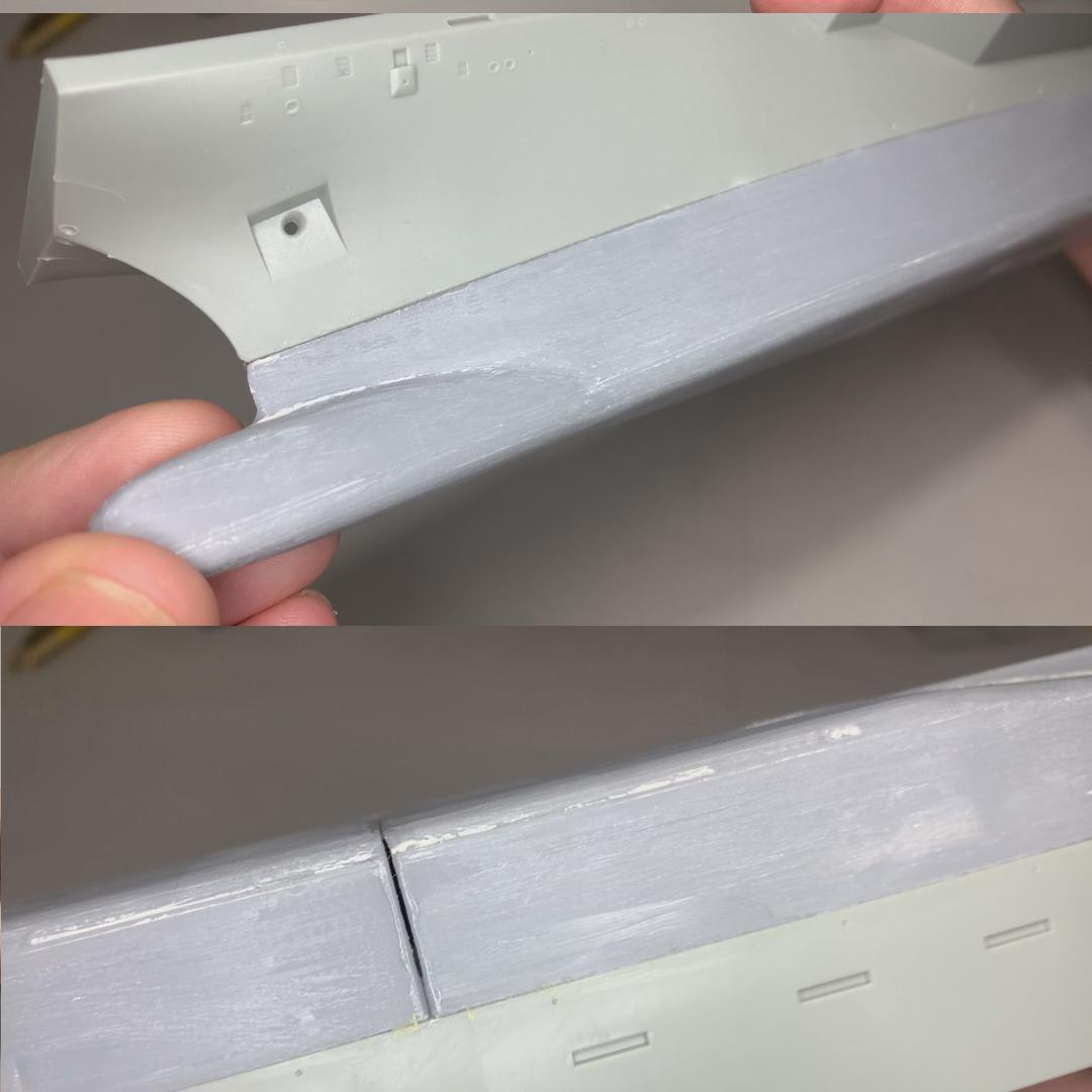 トランペッター 1/700 空母 クイーン・エリザベス用 船底セット 艦船模型