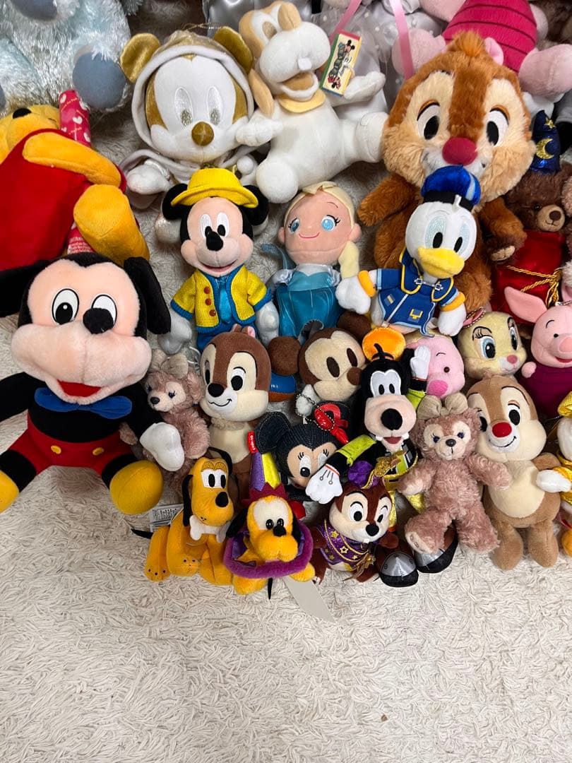 ディズニー ぬいぐるみ マスコット ディズニーランド　ディズニーシー　プライズ