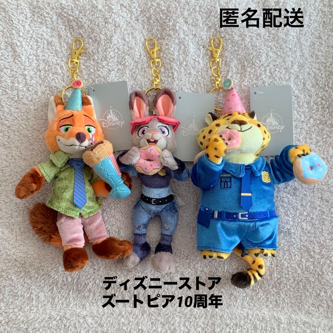 ズートピア ディズニーストア ジュディ ニック クロウハウザー 10周年　3体