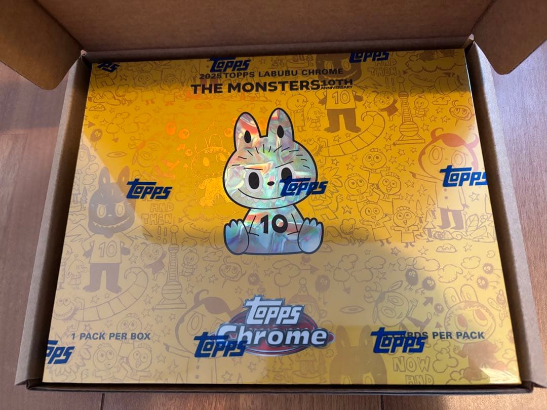 2025 Topps Chrome Labubu 1box 新品・未開封
