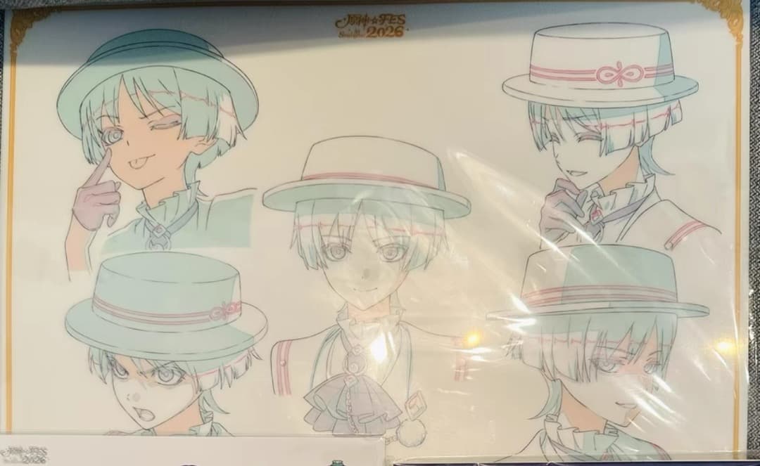 .*様 原神fes 放浪者フェスvipチケット 特典PVCデスクマット