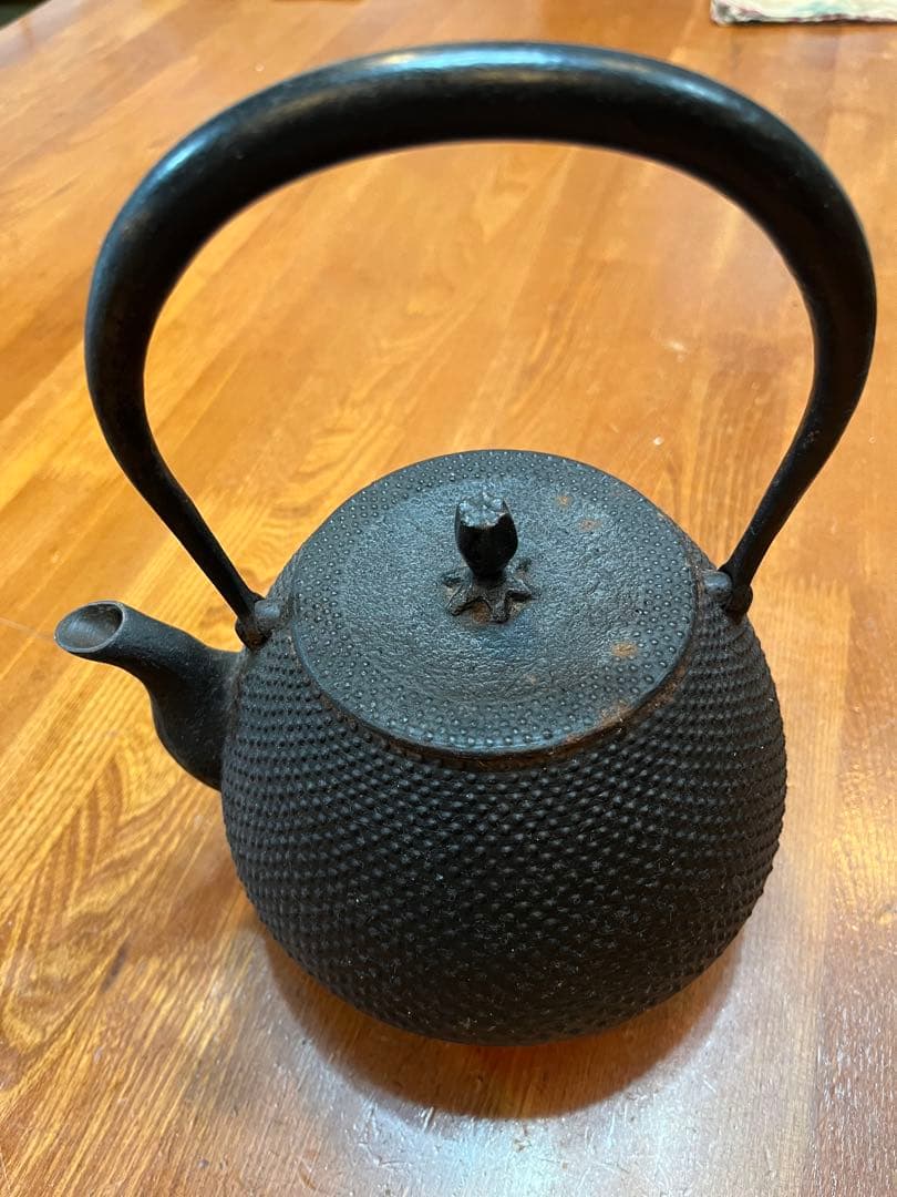 南部鉄器　釜定　鉄瓶