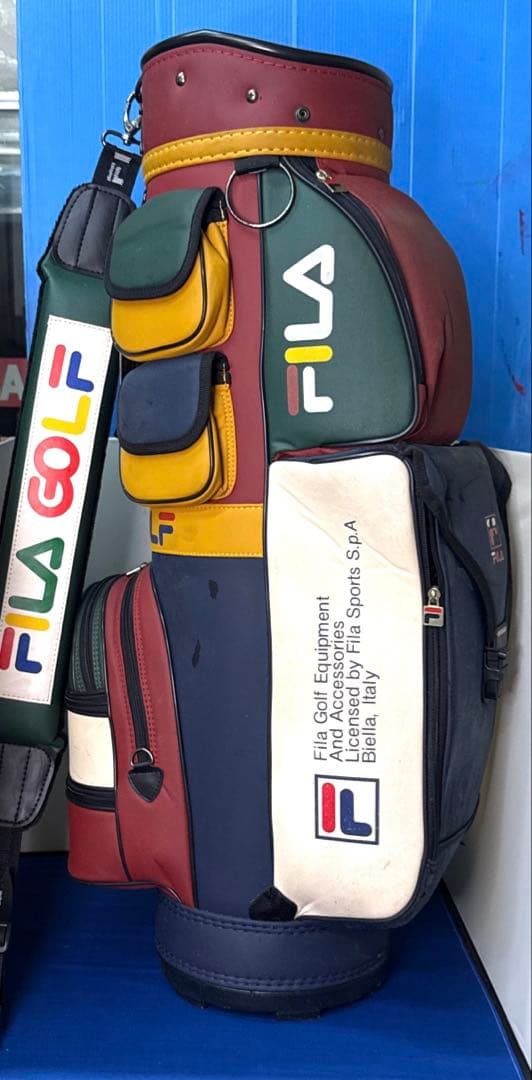 新品未使用　FILA ゴルフキャディバッグ
