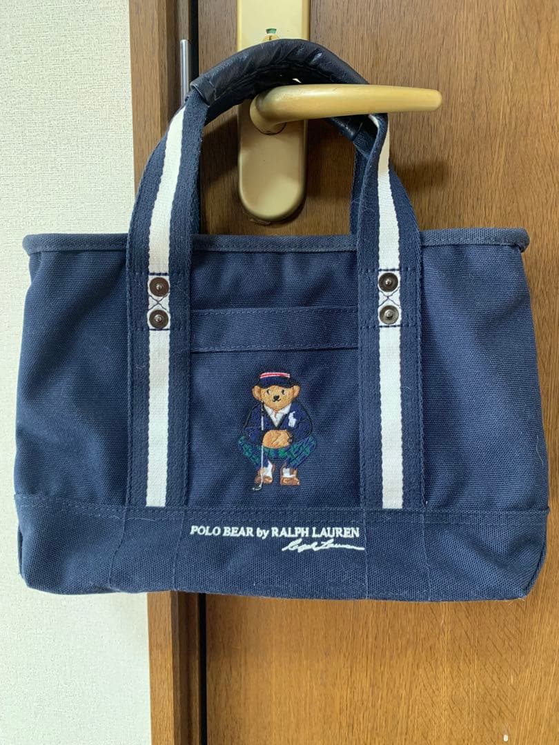 【ユウ】ポロラルフローレン　POLO Bear ゴルフバッグ ネイビー