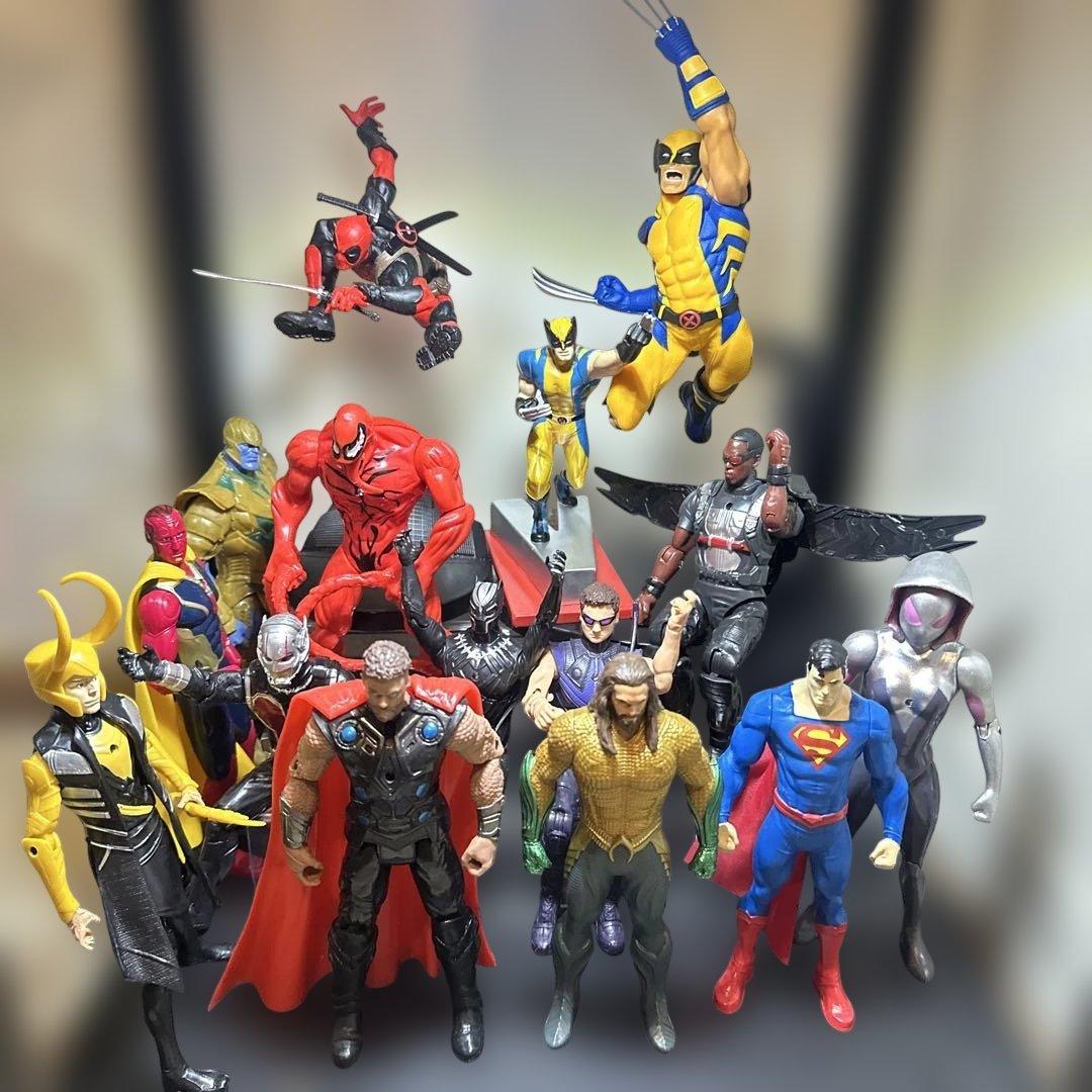 MARVEL ヴィンテージアメトイショップ購入品　15体まとめ売り　高16cm