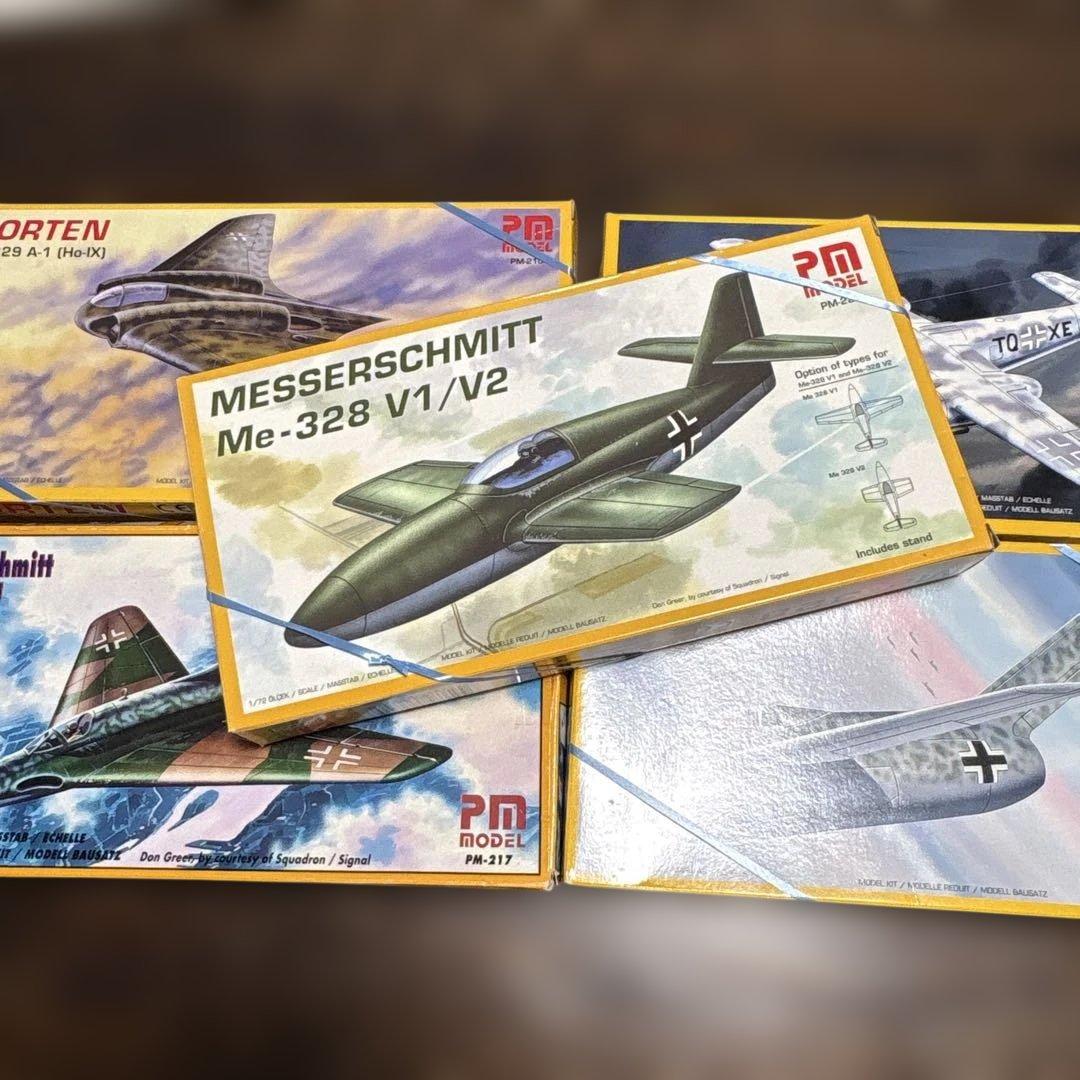 1/72 プラモデル　ドイツ希少戦闘機モデル　５箱