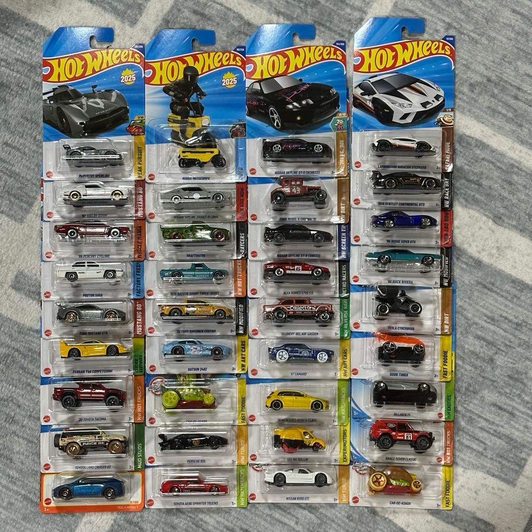 ホットウィール ベーシック 36台セット③ フェラーリ GT-R等