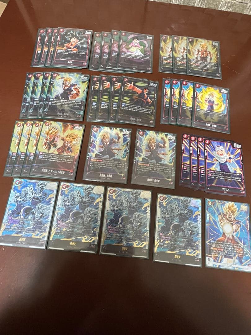 ドラゴンボールフュージョンワールド　赤悟飯デッキパーツ　孫悟飯　孫悟天　ほか