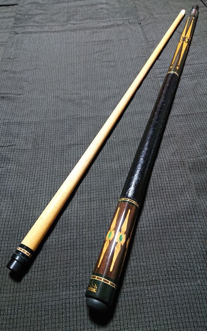 ビリヤード キュー Oxyear 6剣インレイ