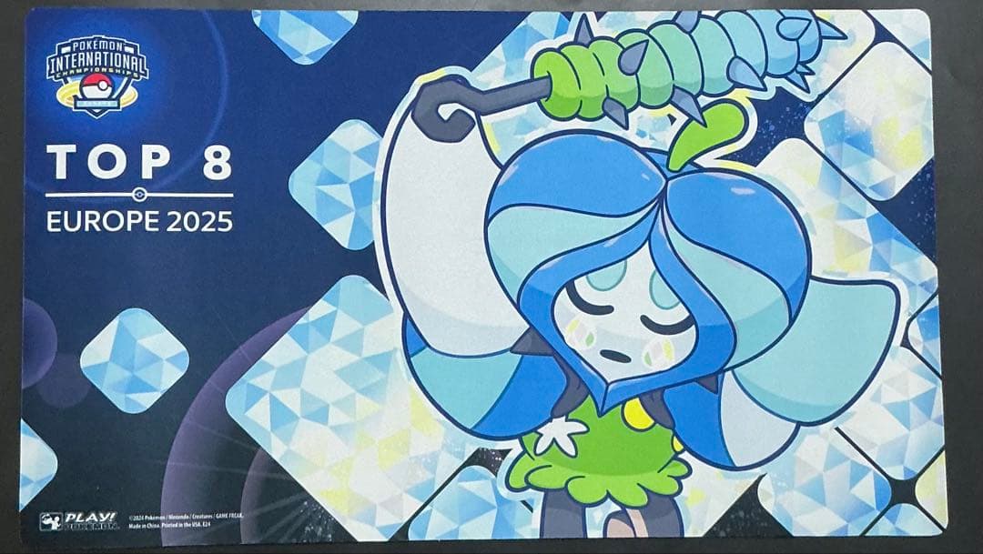 激レア EUIC 2025 TOP8 オーガポン いどのめん 公式 プレイマット
