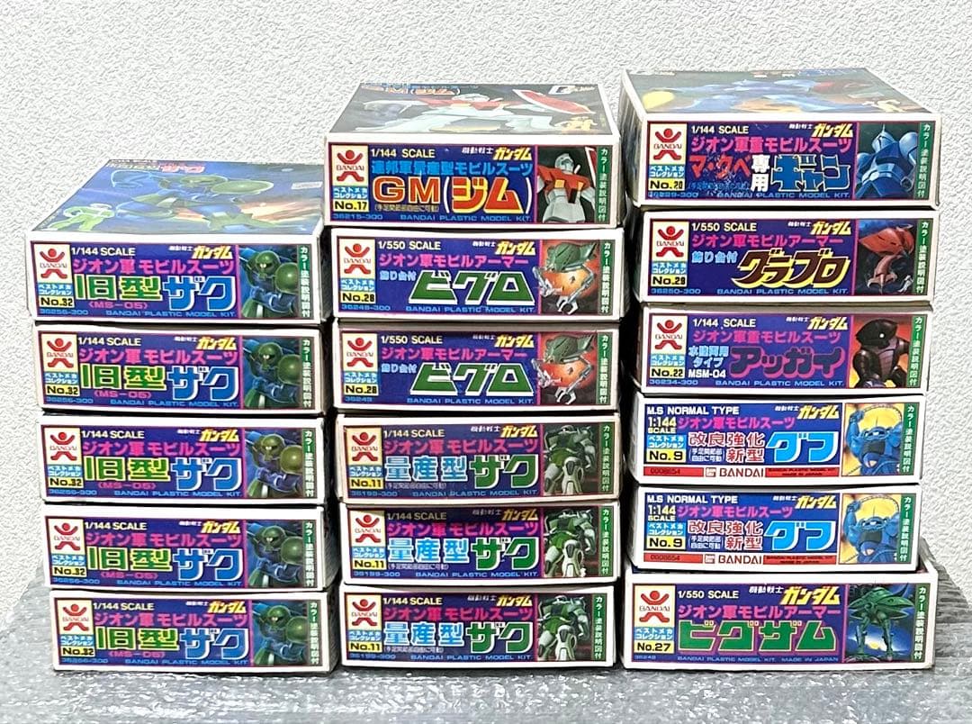 【バラ売り可】旧キット★17個セット バンザイマーク バンダイ 144 60