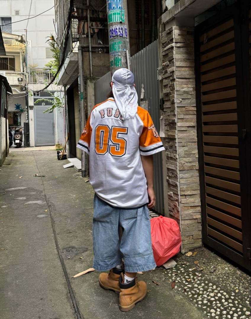 90s FUBU ゲームシャツ シティシリーズ hiphop bboy B系