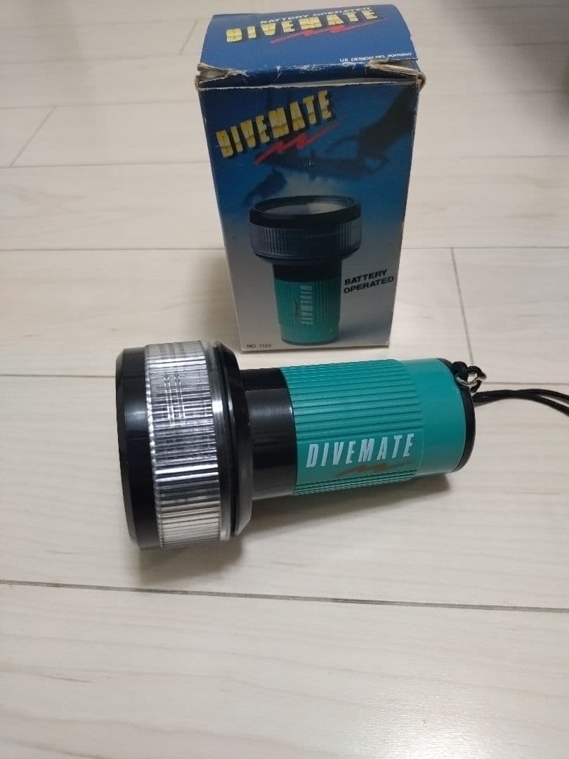 レトロなDIVEMATE 懐中電灯 箱付き