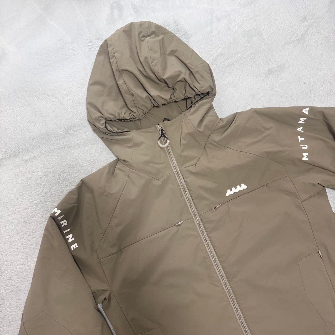 美品 L muta MARINE ムータマリン ジャケット フード ブルゾン