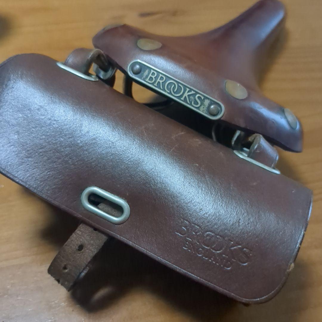 Brooks 　サドル& サドルバッグバッグ　セット