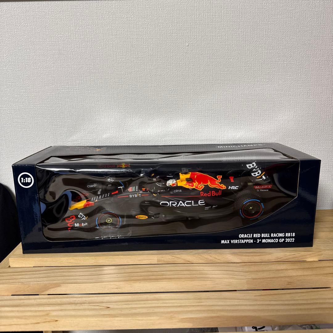 ミニチャンプス 1/18 レッドブル RB18 モナコ 2022 3位