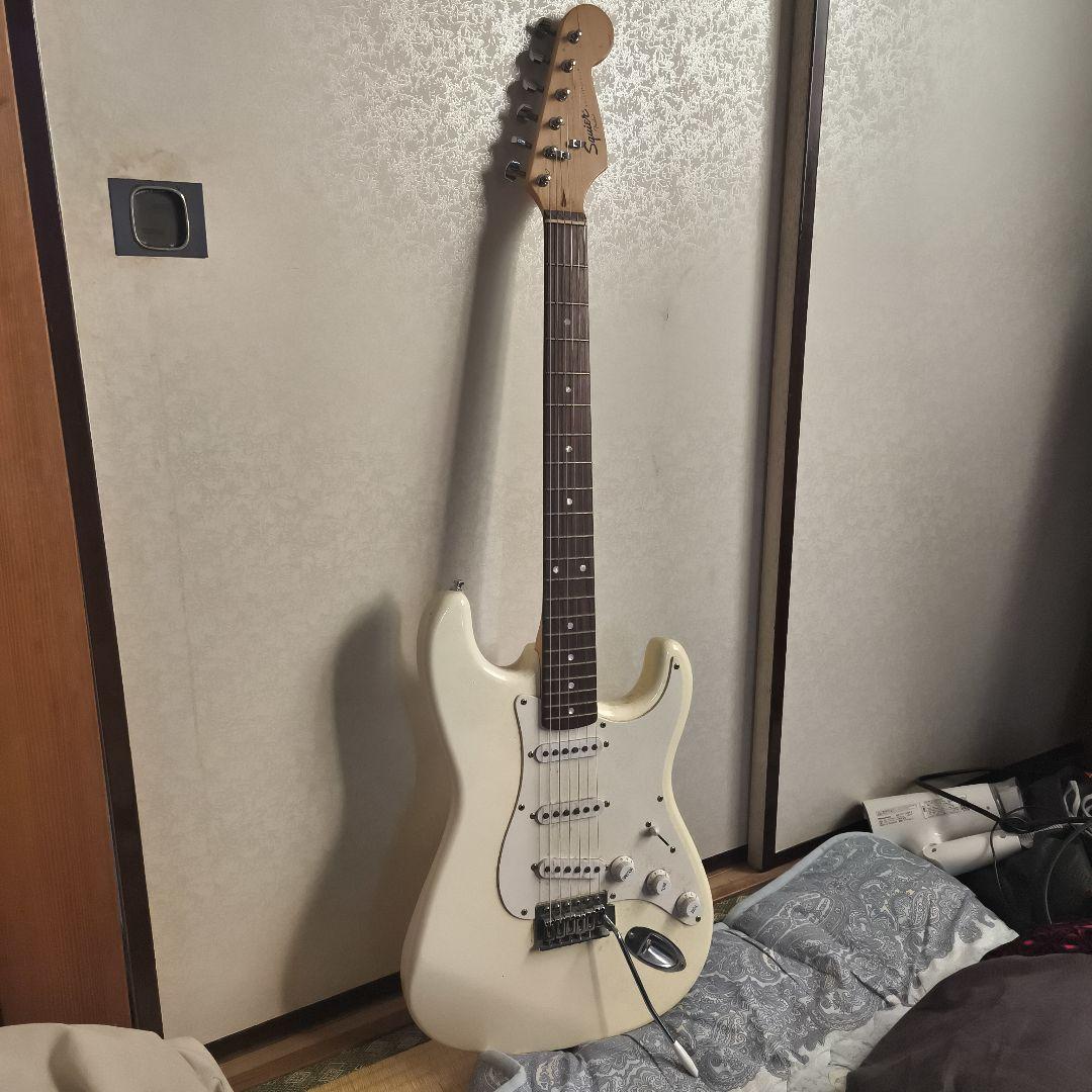 こ*ぎ様 Squire ストラト　ホワイト エレキギター