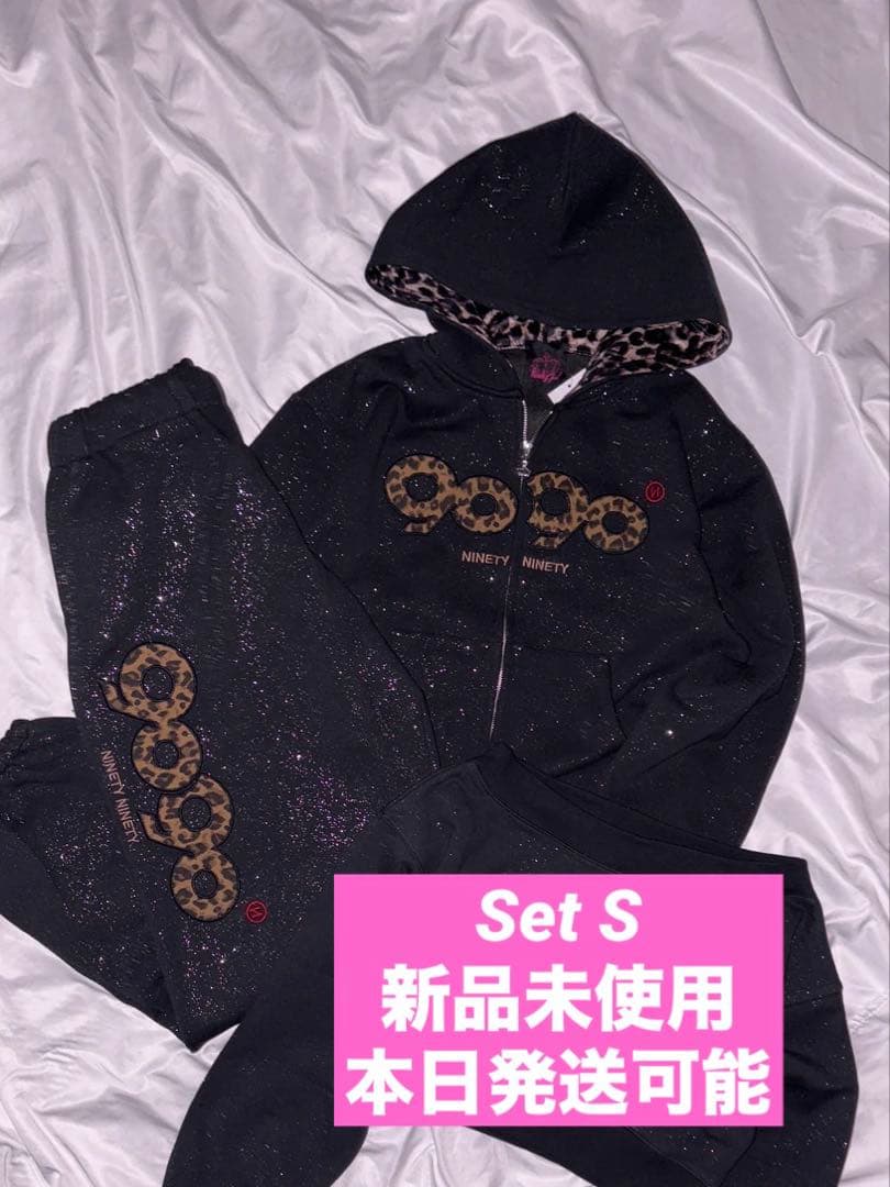 スケートボード 9090 girl OG Logo Glitter Hoodie setup S