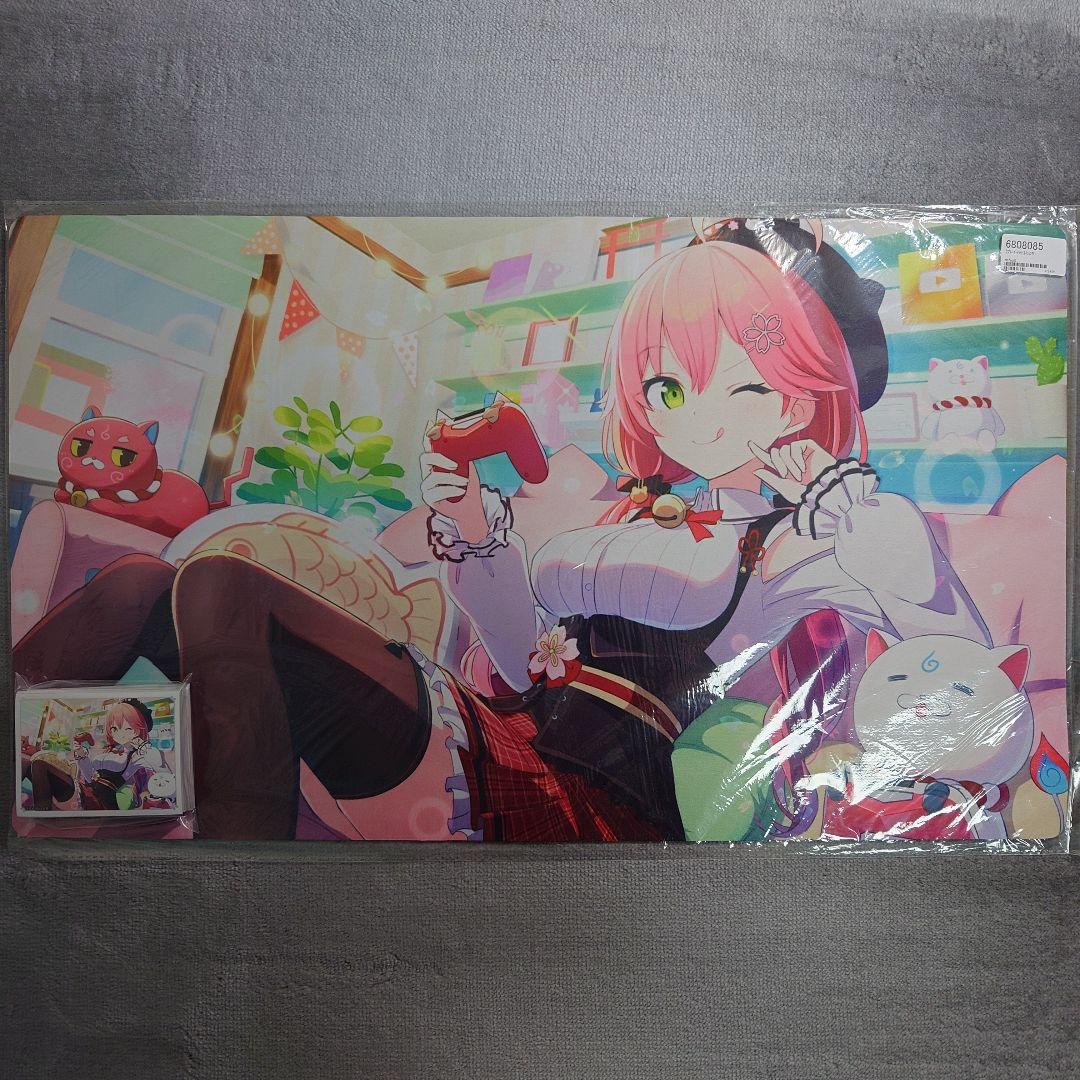 α2 ホロライブ ぺろ&ゲーム&35P さくらみこ スリーブ&プレイマット