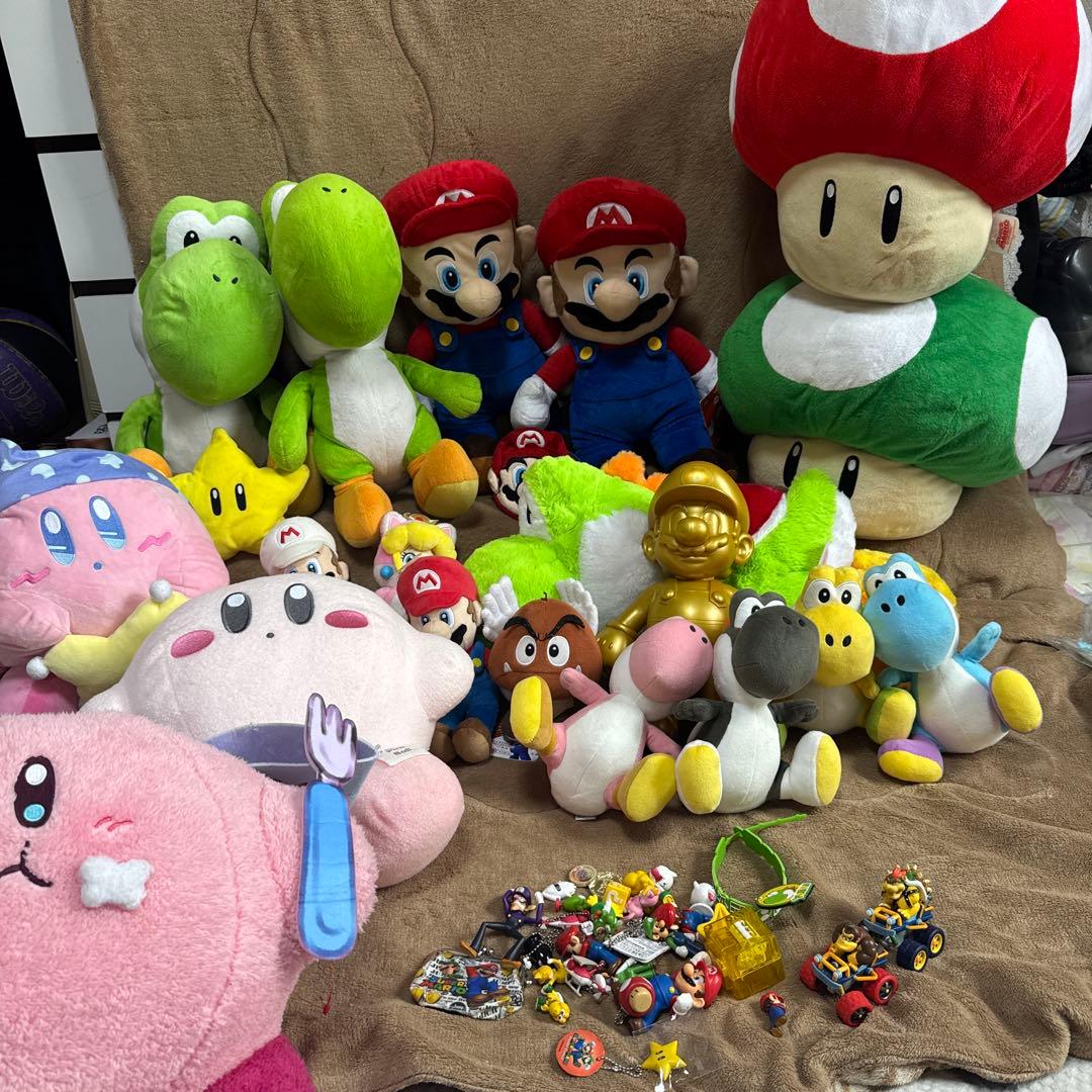 マリオ・ヨッシー・カービィ ぬいぐるみ51点セット