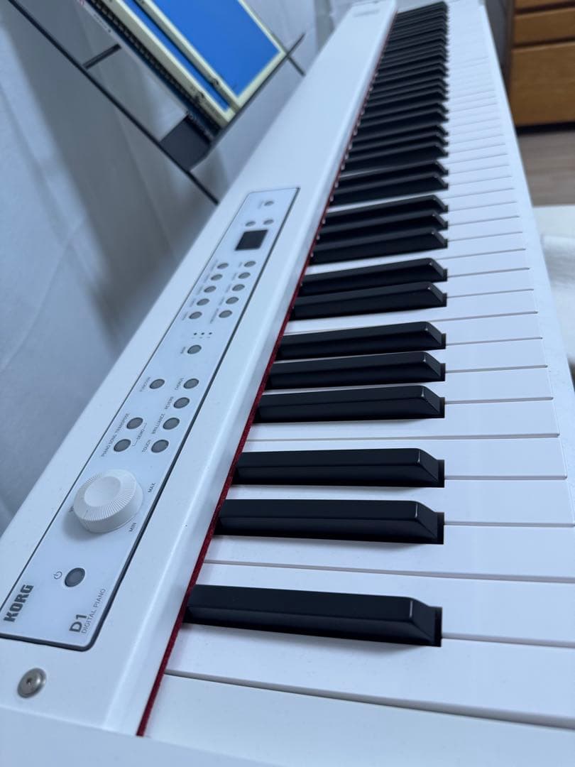 KORG D1 White 電子ピアノ ST-WLスタンド付き