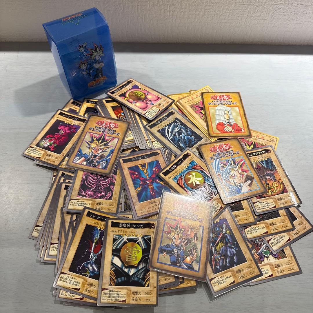 邪悪なる鎖　遊戯王　バンダイ版　カードダス　デッキケース付き　まとめ売り