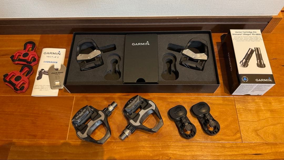 SPD-SL使用可(パワーメーター) GARMIN Vector 2 両足計測