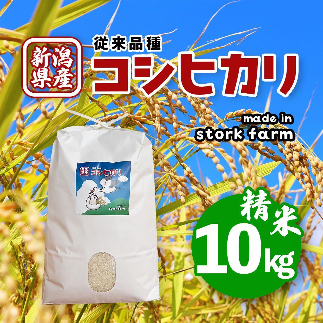 【令和7年産】【一等米】新潟県産従来品種コシヒカリ精米(白米)10kg B②