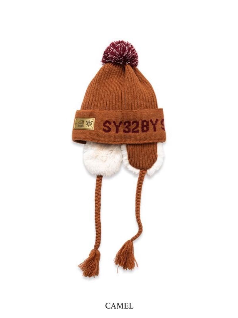 BONBON FLIGHT KNIT CAP 帽子　ニット帽　ブラック