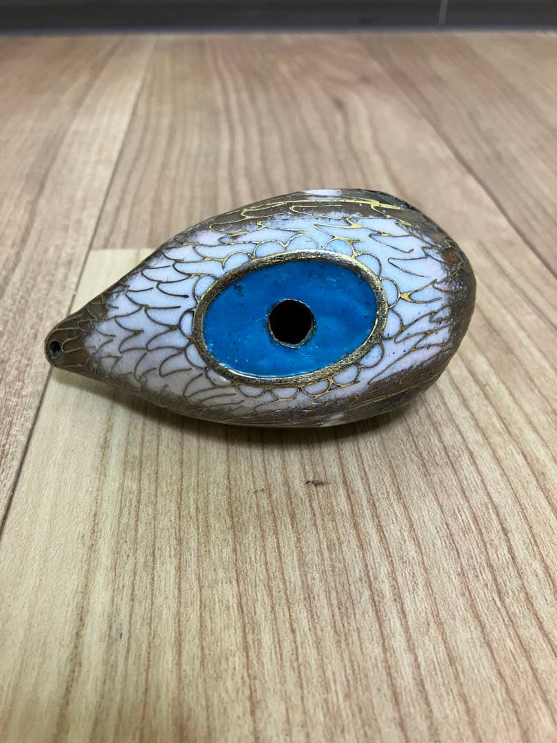 水鳥　陶器　オブジェ　置物　インテリア　工芸品　美術品　古物　古美術