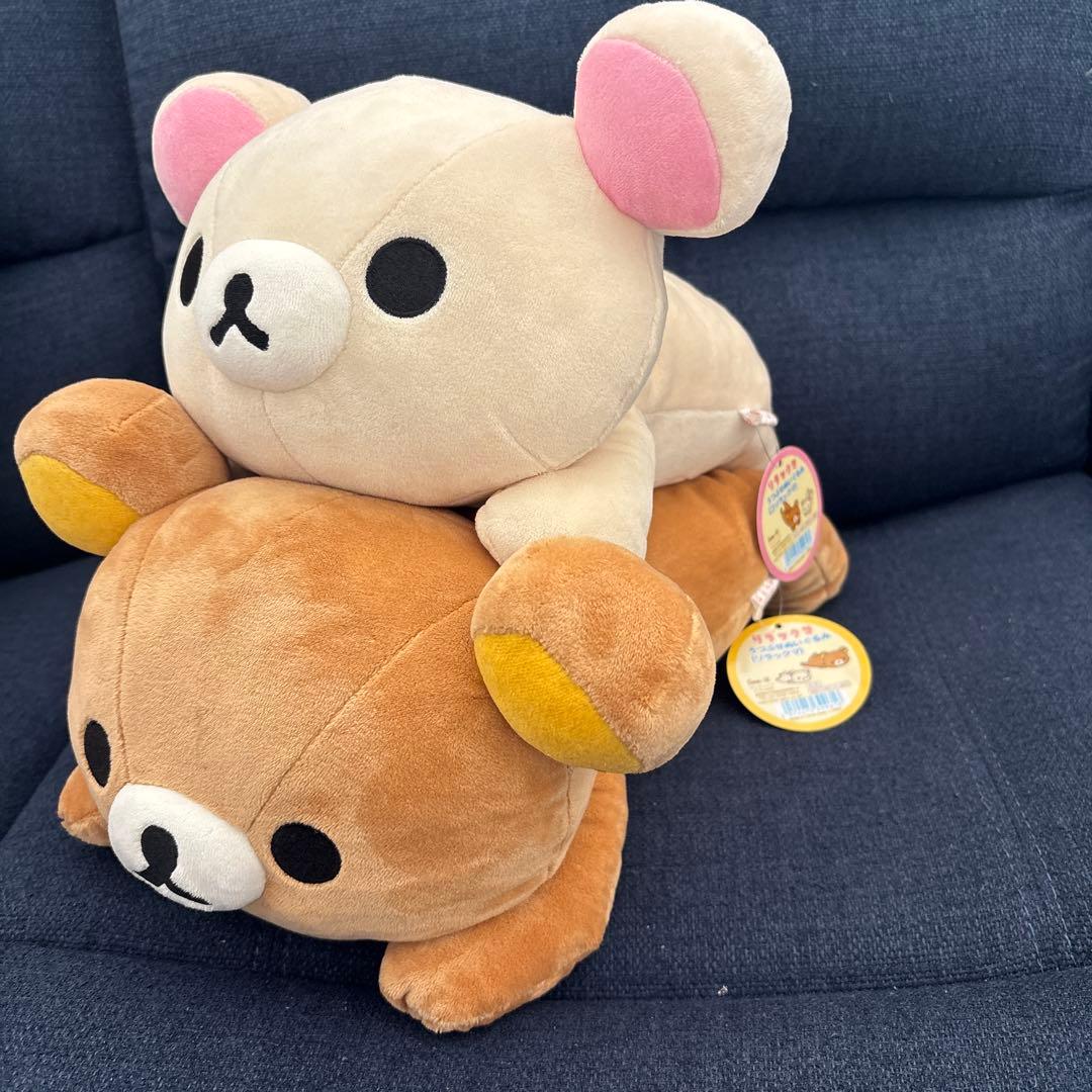 リラックマ コリラックマ うつぶせ　ぬいぐるみ　くったり　サンエックス