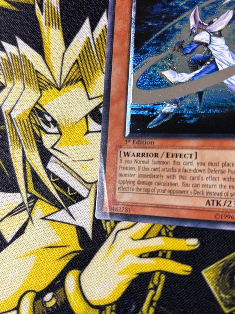 遊戯王 ミスティック・ソードマン LV6 旧アジア版 レリーフ