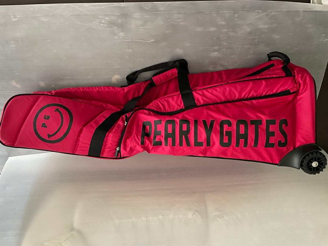 PEARLY GATES トラベルカバーキャディバッグ 収納袋付き ピンク
