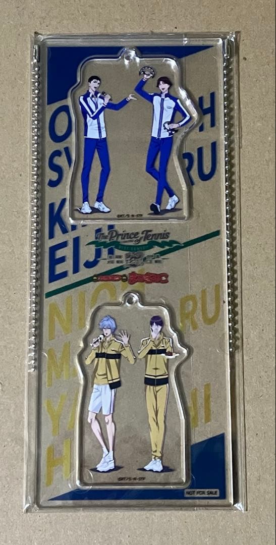 テニスの王子様 まねきねこコラボ ダブルスキーホルダー（大石＆菊丸、仁王＆柳生）