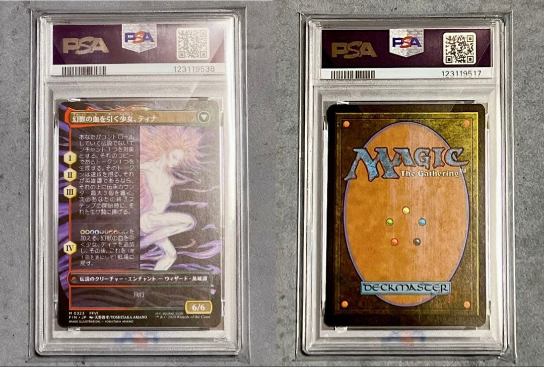 《PSA10》MTG FF マジック：ザ・ギャザリング ティナ 2枚 天野喜孝