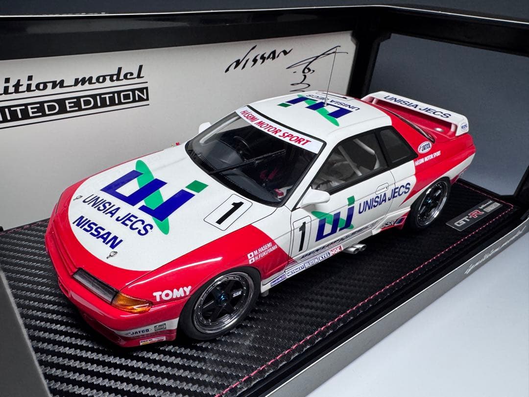 IG 1/18 ユニシア ジェックス スカイライン No.1 1993 JTC