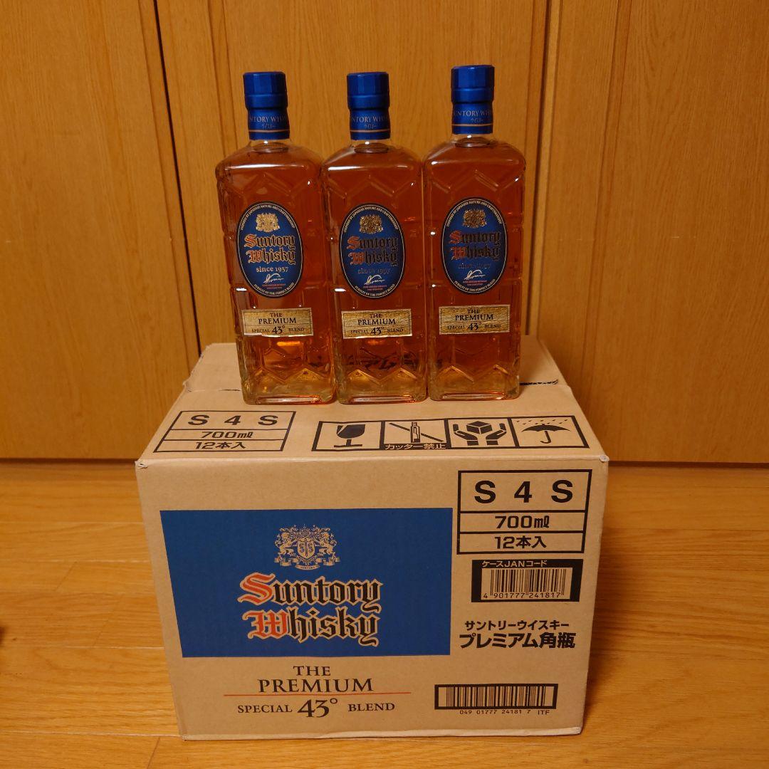 サントリー プレミアム角瓶　3本　元箱付　BOWMORE15年ダーケスト