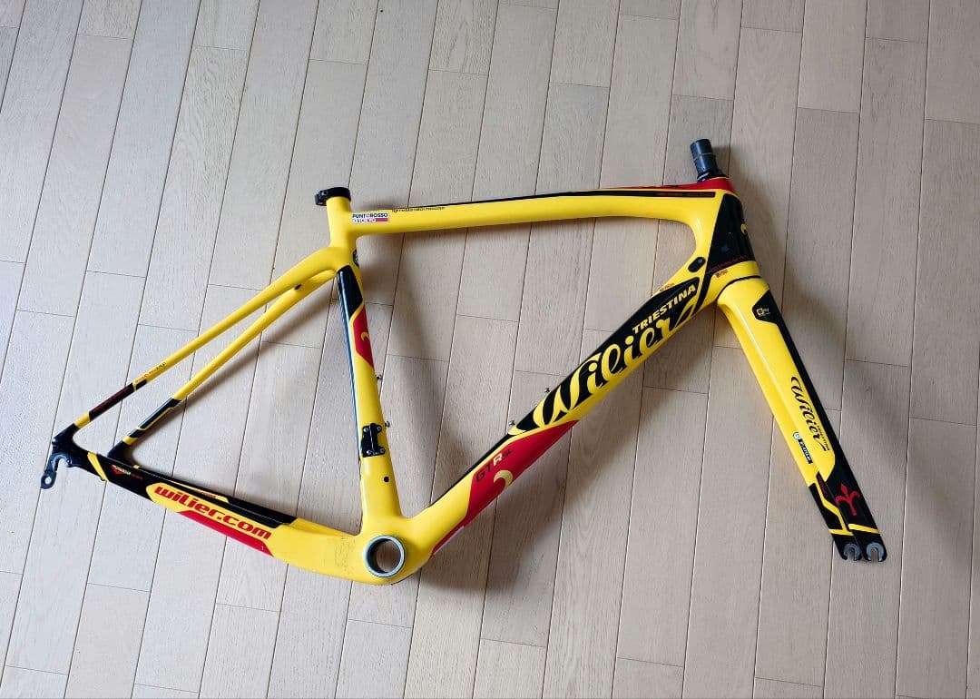 Wilier GTR SL ロードバイクフレーム イエロー Mサイズ