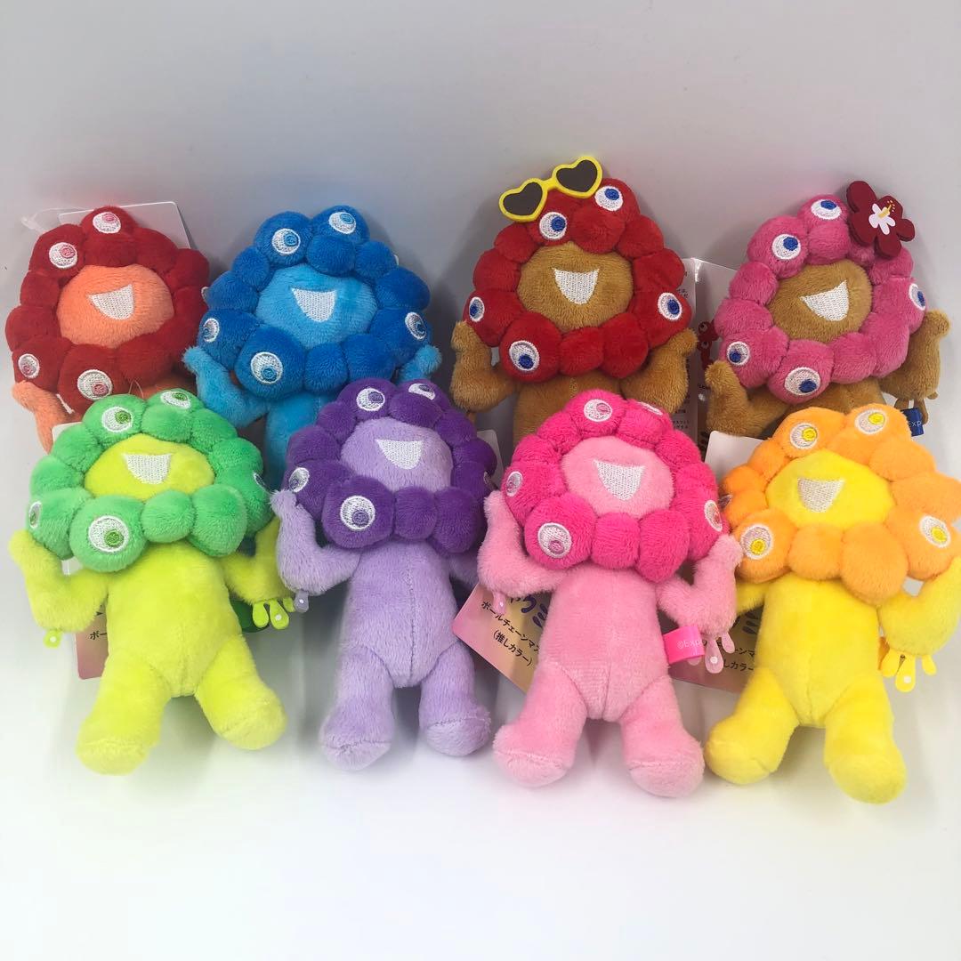 8種 コンプリート 推しカラー 日焼け ミャクミャク マスコット ぬいぐるみ