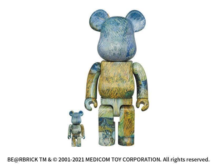 ゴッホ展 ベアブリック BE@RBRICK 100%&400% 未開封新品