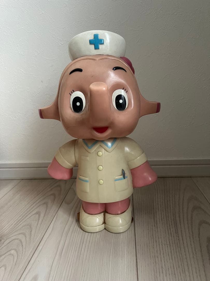 サトコちゃん ナース 佐藤製薬 貯金箱 約35cm