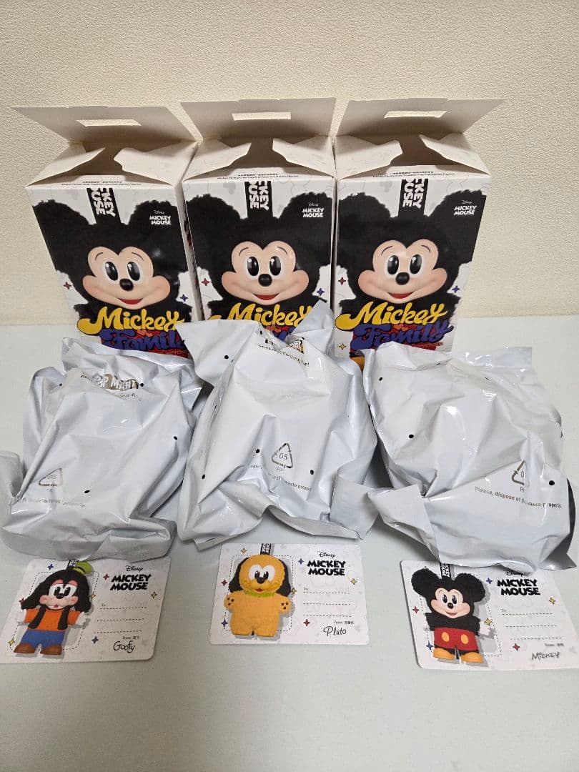 POP MART ディズニー ミッキー プルート グーフィー3個セット